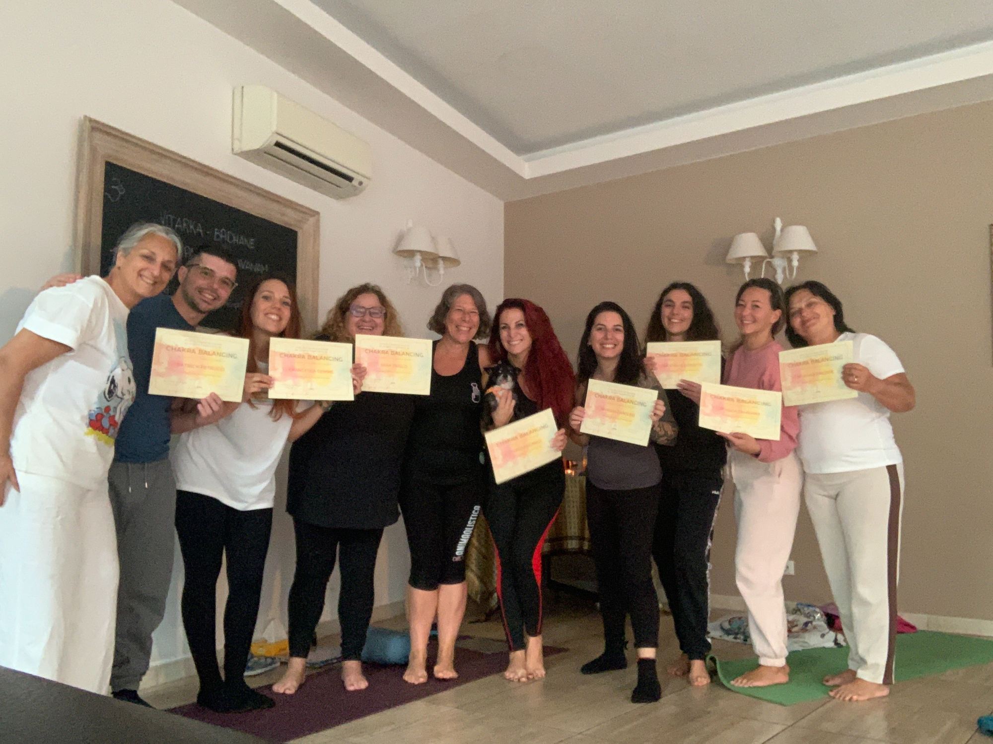 Gruppo di allievi durante il corso